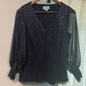 Cece - Metallic blouse